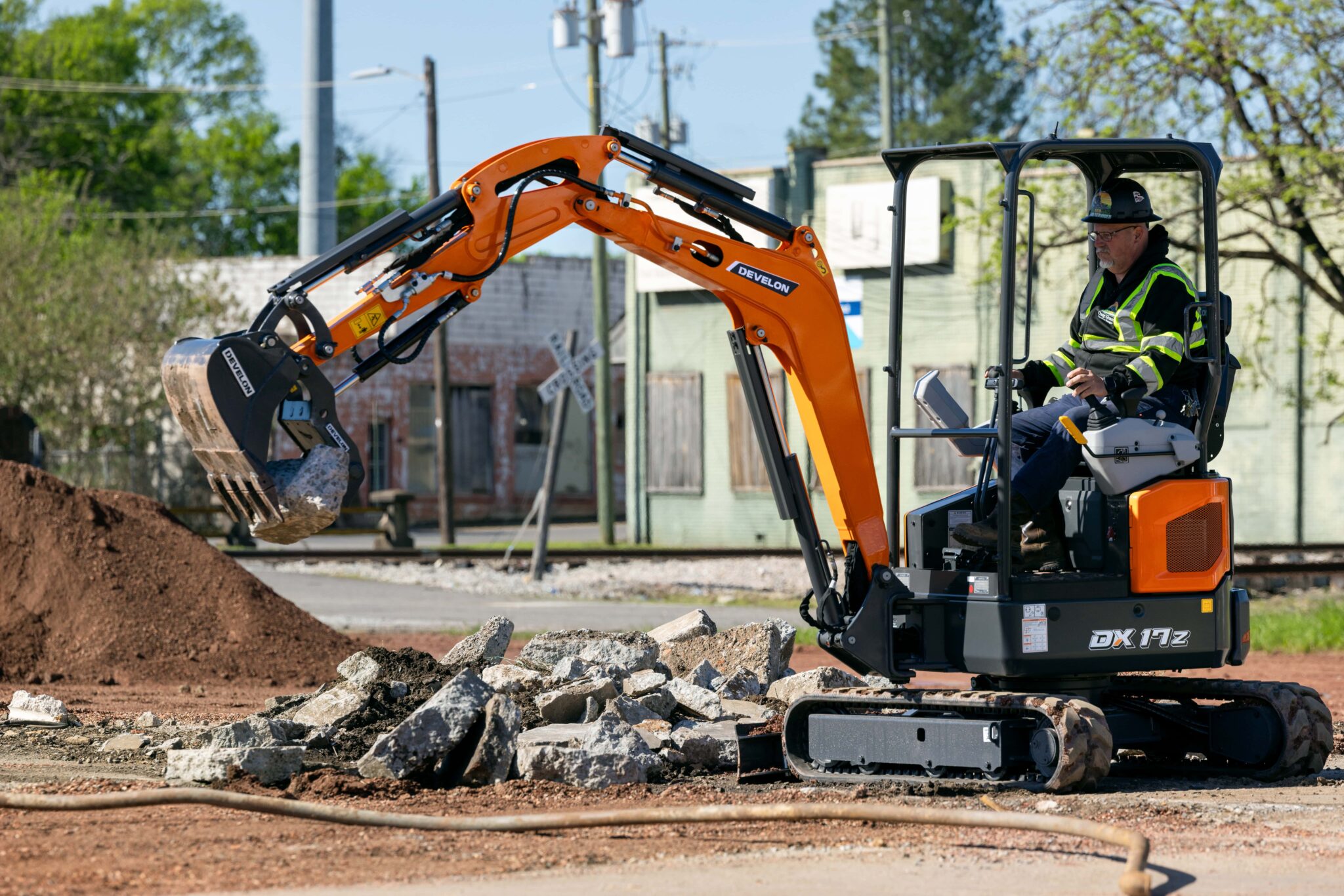 Develon Introduces Its Smallest Mini Excavator On Site Magazineon